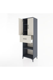 Hyperion Dolap 4 Raflı Tek Çekmeceli 2 Kapaklı 60x44x195 - S59M002V4B