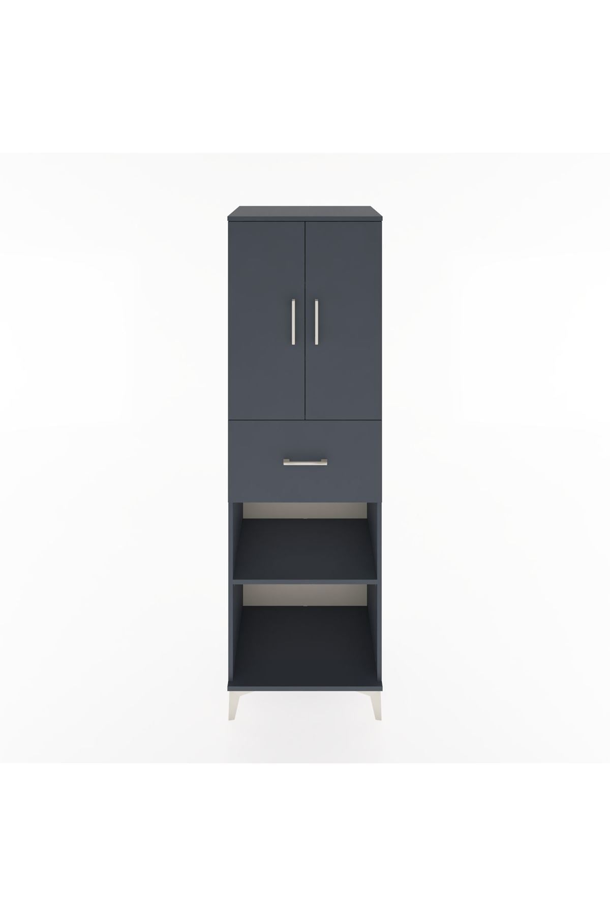 Hyperion Dolap 4 Raflı Tek Çekmeceli 2 Kapaklı 60x44x195 - S59M002V5B