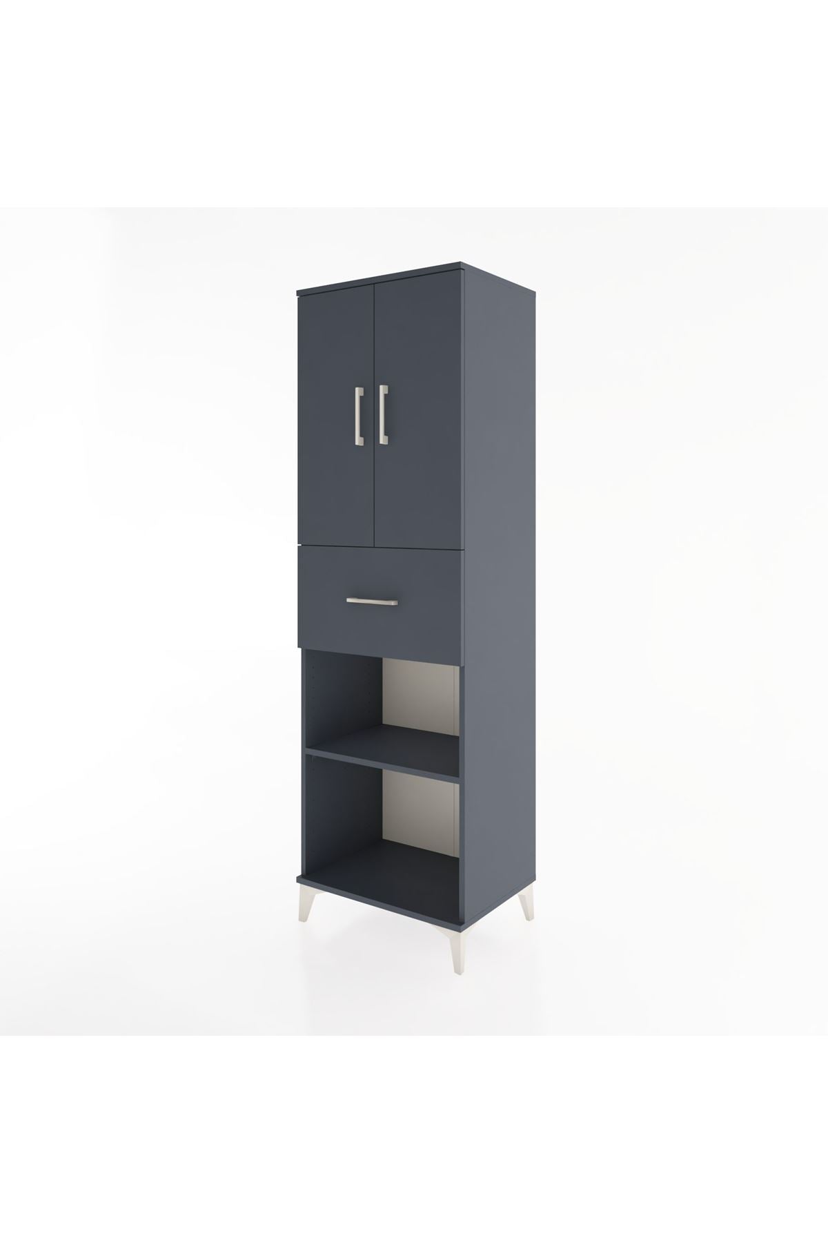 Hyperion Dolap 4 Raflı Tek Çekmeceli 2 Kapaklı 60x44x195 - S59M002V5B