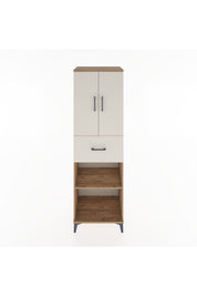 Hyperion Dolap 4 Raflı Tek Çekmeceli 2 Kapaklı 60x44x195 - S59M002V7B