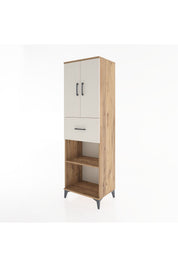 Hyperion Dolap 4 Raflı Tek Çekmeceli 2 Kapaklı 60x44x195 - S59M002V7B