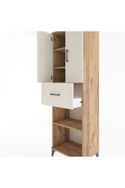 Hyperion Dolap 4 Raflı Tek Çekmeceli 2 Kapaklı 60x44x195 - S59M002V7B