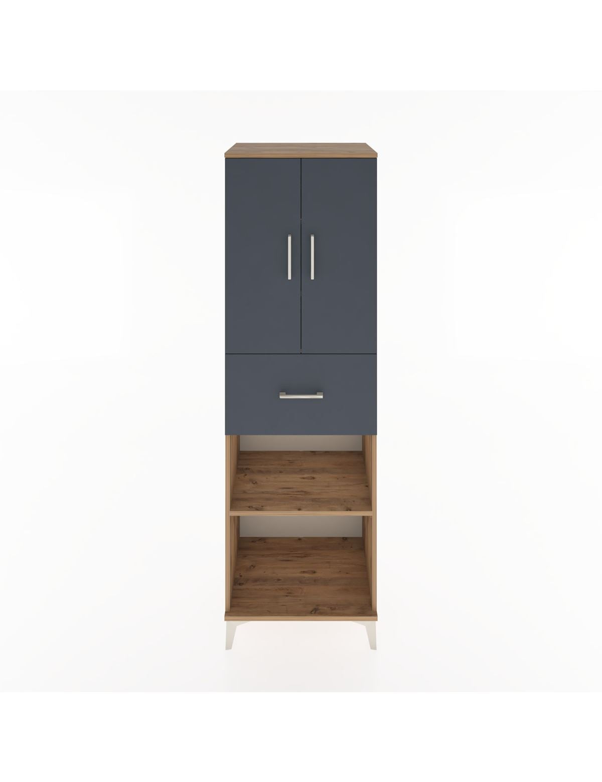 Hyperion Dolap 4 Raflı Tek Çekmeceli 2 Kapaklı 60x44x195 - S59M002V8B