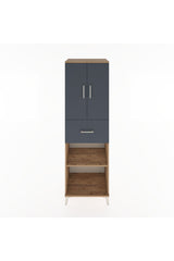 Hyperion Dolap 4 Raflı Tek Çekmeceli 2 Kapaklı 60x44x195