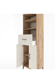 Hyperion Dolap 4 Raflı Tek Çekmeceli 2 Kapaklı 60x44x195 - S59M003V7B