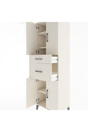 Hyperion Dolap 4 Raflı 2 Çekmeceli 4 Kapaklı 60x44x195 - S59M004V1B
