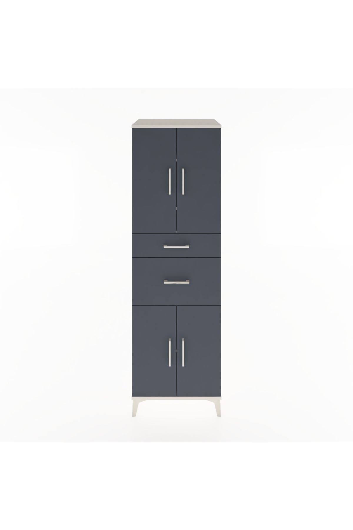 Hyperion Dolap 4 Raflı 2 Çekmeceli 4 Kapaklı 60x44x195 - S59M004V2B