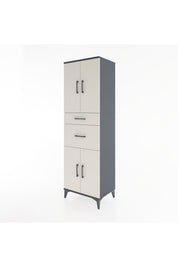 Hyperion Dolap 4 Raflı 2 Çekmeceli 4 Kapaklı 60x44x195 - S59M004V4B