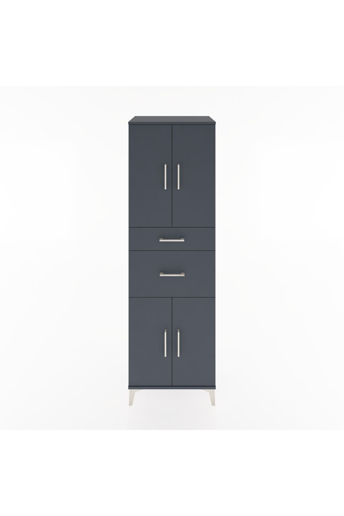 Hyperion Dolap 4 Raflı 2 Çekmeceli 4 Kapaklı 60x44x195 - S59M004V5B