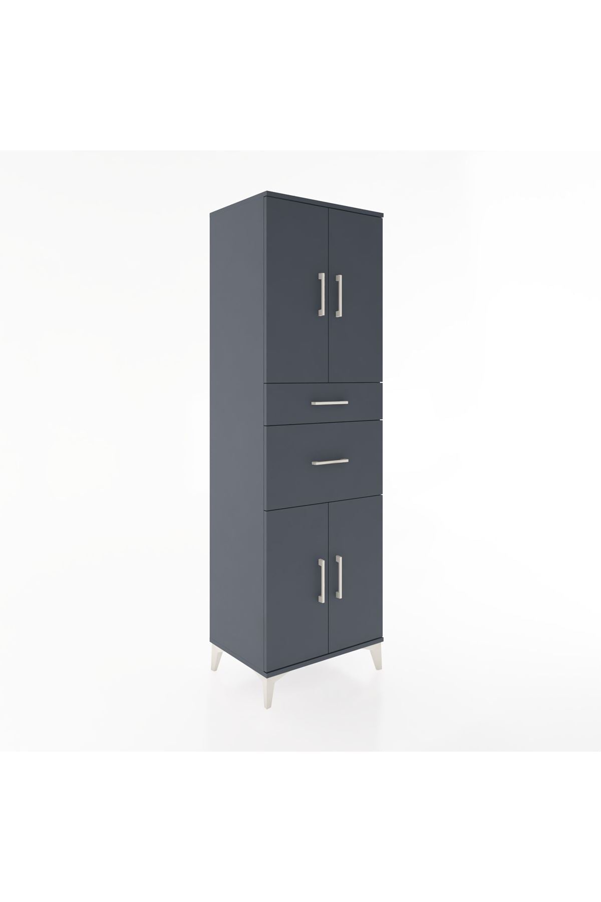Hyperion Dolap 4 Raflı 2 Çekmeceli 4 Kapaklı 60x44x195 - S59M004V5B