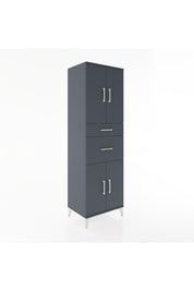 Hyperion Dolap 4 Raflı 2 Çekmeceli 4 Kapaklı 60x44x195 - S59M004V5B