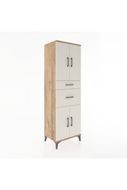 Hyperion Dolap 4 Raflı 2 Çekmeceli 4 Kapaklı 60x44x195 - S59M004V7B