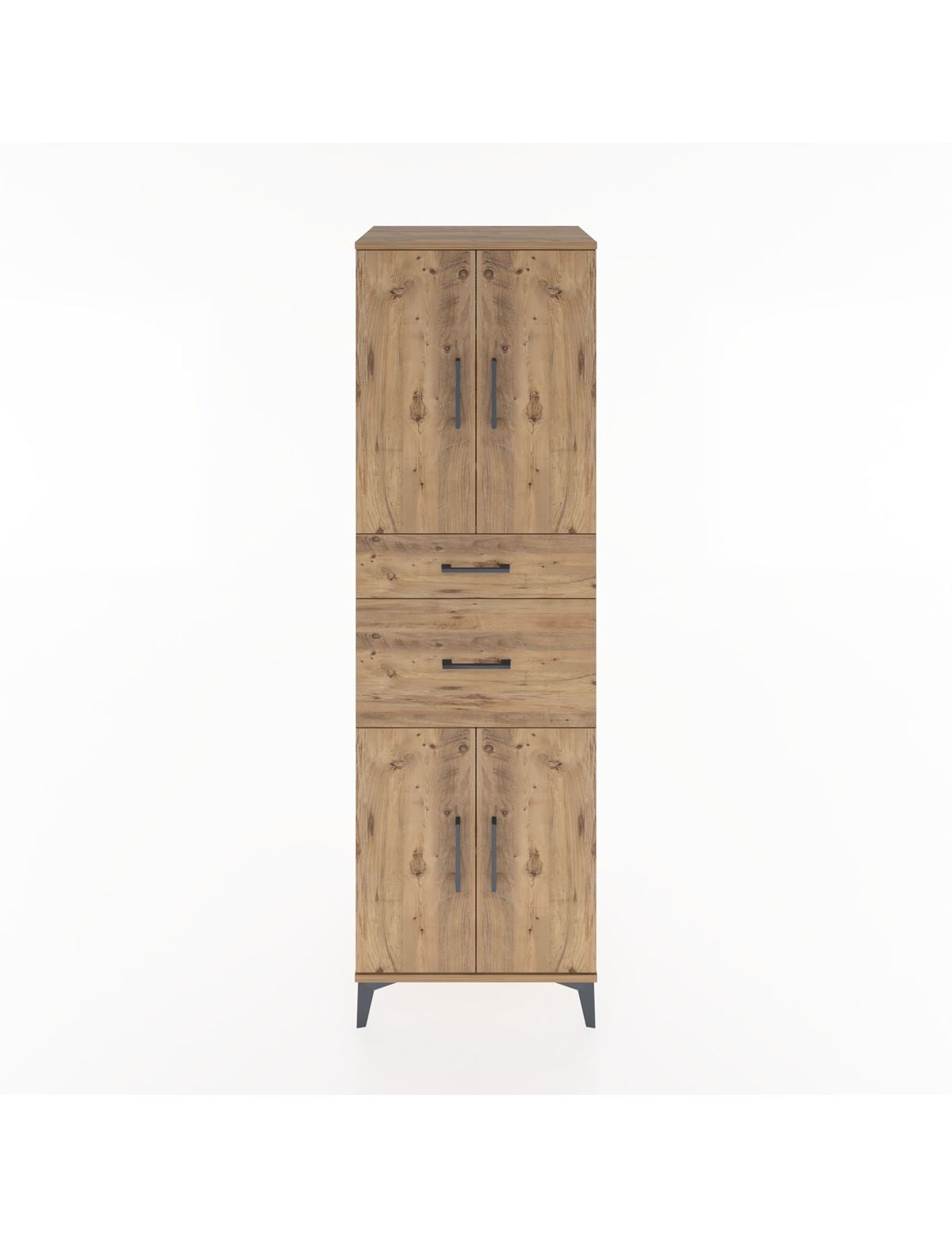 Hyperion Dolap 4 Raflı 2 Çekmeceli 4 Kapaklı 60x44x195 - S59M004V9B