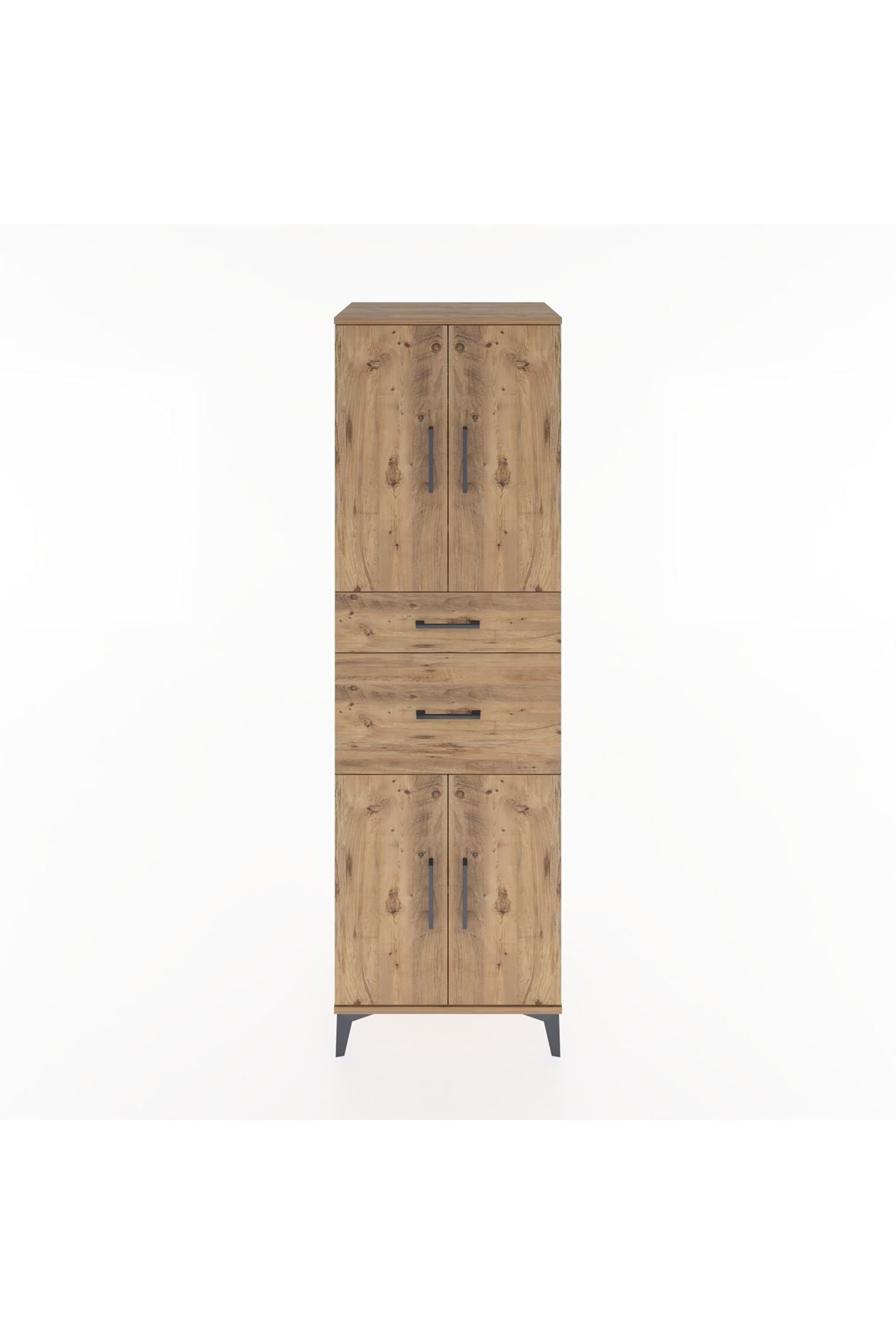 Hyperion Dolap 4 Raflı 2 Çekmeceli 4 Kapaklı 60x44x195 - S59M004V9B