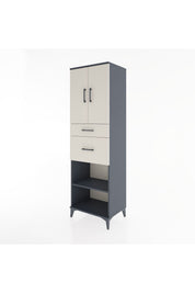 Hyperion Dolap 4 Raflı 2 Çekmeceli 2 Kapaklı 60x44x195 - S59M005V4B