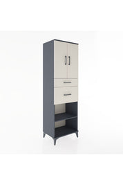 Hyperion Dolap 4 Raflı 2 Çekmeceli 2 Kapaklı 60x44x195 - S59M005V4B