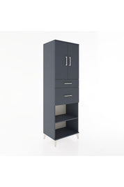 Hyperion Dolap 4 Raflı 2 Çekmeceli 2 Kapaklı 60x44x195 - S59M005V5B