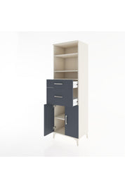 Hyperion Dolap 4 Raflı 2 Çekmeceli 2 Kapaklı 60x44x195 - S59M006V2B