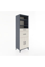 Hyperion Dolap 4 Raflı 2 Çekmeceli 2 Kapaklı 60x44x195 - S59M006V4B