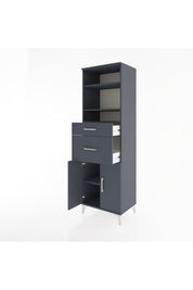 Hyperion Dolap 4 Raflı 2 Çekmeceli 2 Kapaklı 60x44x195 - S59M006V5B