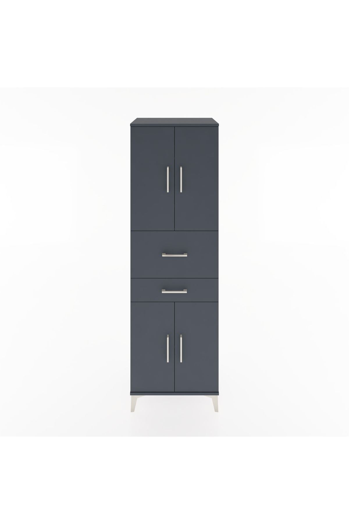 Hyperion Dolap 4 Raflı 2 Çekmeceli 4 Kapaklı 60x44x195 - S59M007V5B