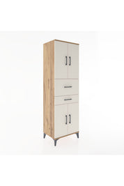 Hyperion Dolap 4 Raflı 2 Çekmeceli 4 Kapaklı 60x44x195 - S59M007V7B