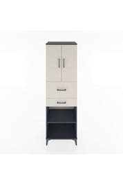 Hyperion Dolap 4 Raflı 2 Çekmeceli 2 Kapaklı 60x44x195 - S59M008V4B