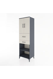 Hyperion Dolap 4 Raflı 2 Çekmeceli 2 Kapaklı 60x44x195 - S59M008V4B