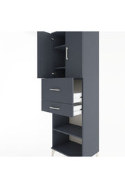 Hyperion Dolap 4 Raflı 2 Çekmeceli 2 Kapaklı 60x44x195 - S59M008V5B