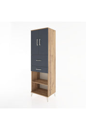 Hyperion Dolap 4 Raflı 2 Çekmeceli 2 Kapaklı 60x44x195 - S59M008V8B