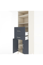 Hyperion Dolap 4 Raflı 2 Çekmeceli 2 Kapaklı 60x44x195 - S59M009V2B
