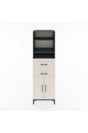 Hyperion Dolap 4 Raflı 2 Çekmeceli 2 Kapaklı 60x44x195 - S59M009V4B