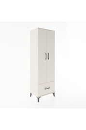 Hyperion Dolap 3 Raflı Tek Çekmeceli Tek Askılı 60x44x195 - S59M010V1B