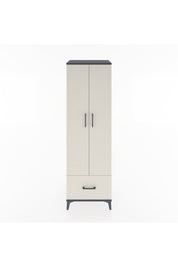 Hyperion Dolap 3 Raflı Tek Çekmeceli Tek Askılı 60x44x195 - S59M010V4B