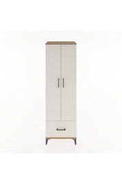 Hyperion Dolap 3 Raflı Tek Çekmeceli Tek Askılı 60x44x195 - S59M010V7B