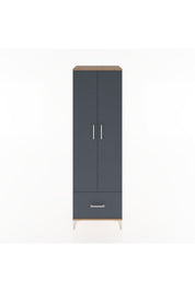 Hyperion Dolap 3 Raflı Tek Çekmeceli Tek Askılı 60x44x195 - S59M010V8B