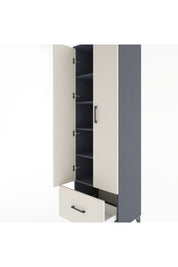 Hyperion Dolap 5 Raflı Tek Çekmeceli 2 Kapaklı 60x44x195 - S59M011V4B
