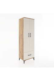 Hyperion Dolap 5 Raflı Tek Çekmeceli 2 Kapaklı 60x44x195 - S59M011V7B