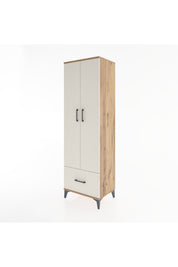 Hyperion Dolap 5 Raflı Tek Çekmeceli 2 Kapaklı 60x44x195 - S59M011V7B