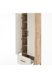 Hyperion Dolap 5 Raflı Tek Çekmeceli 2 Kapaklı 60x44x195 - S59M011V7B
