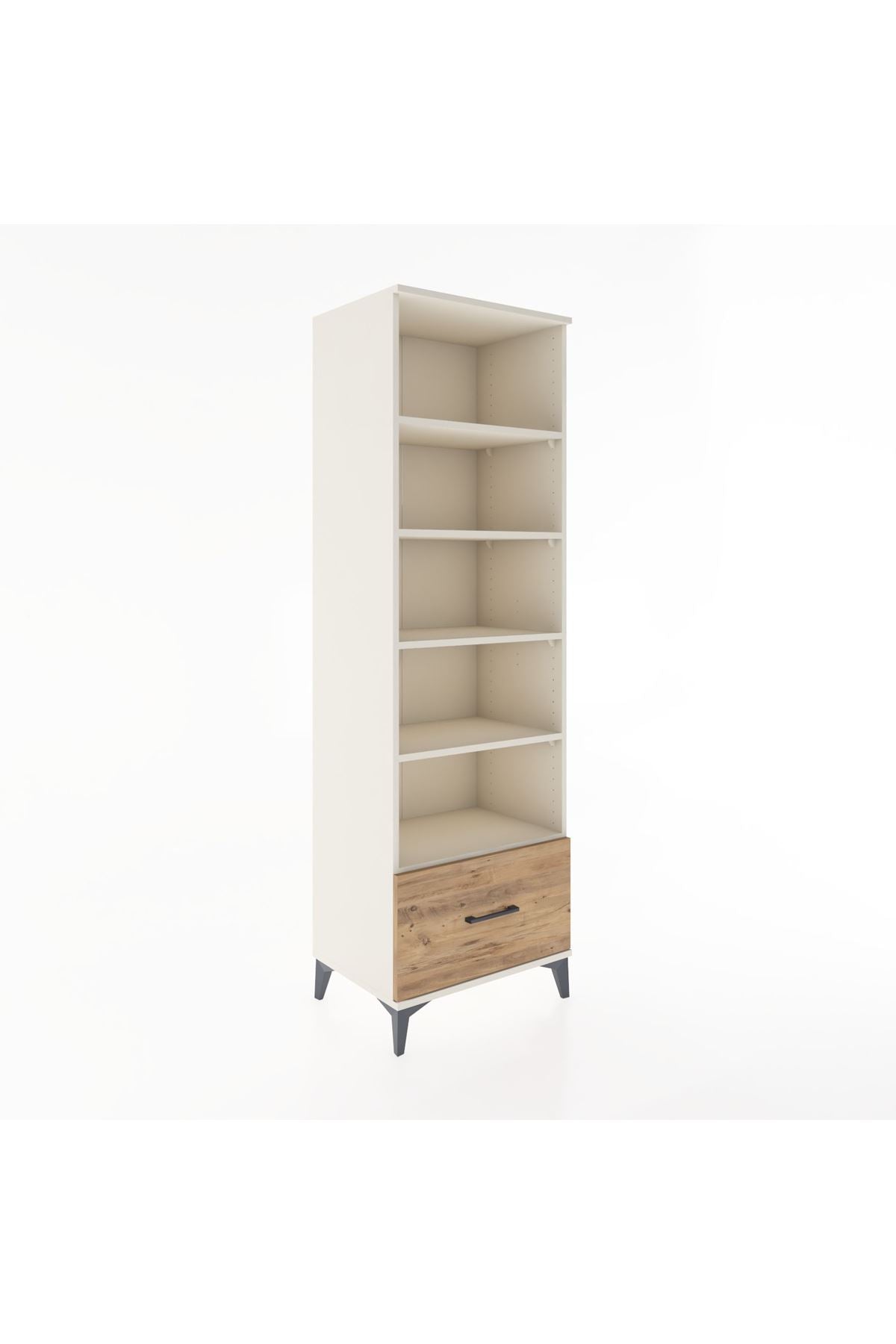 Hyperion Dolap 5 Raflı Tek Çekmeceli 60x44x195 - S59M012V3B