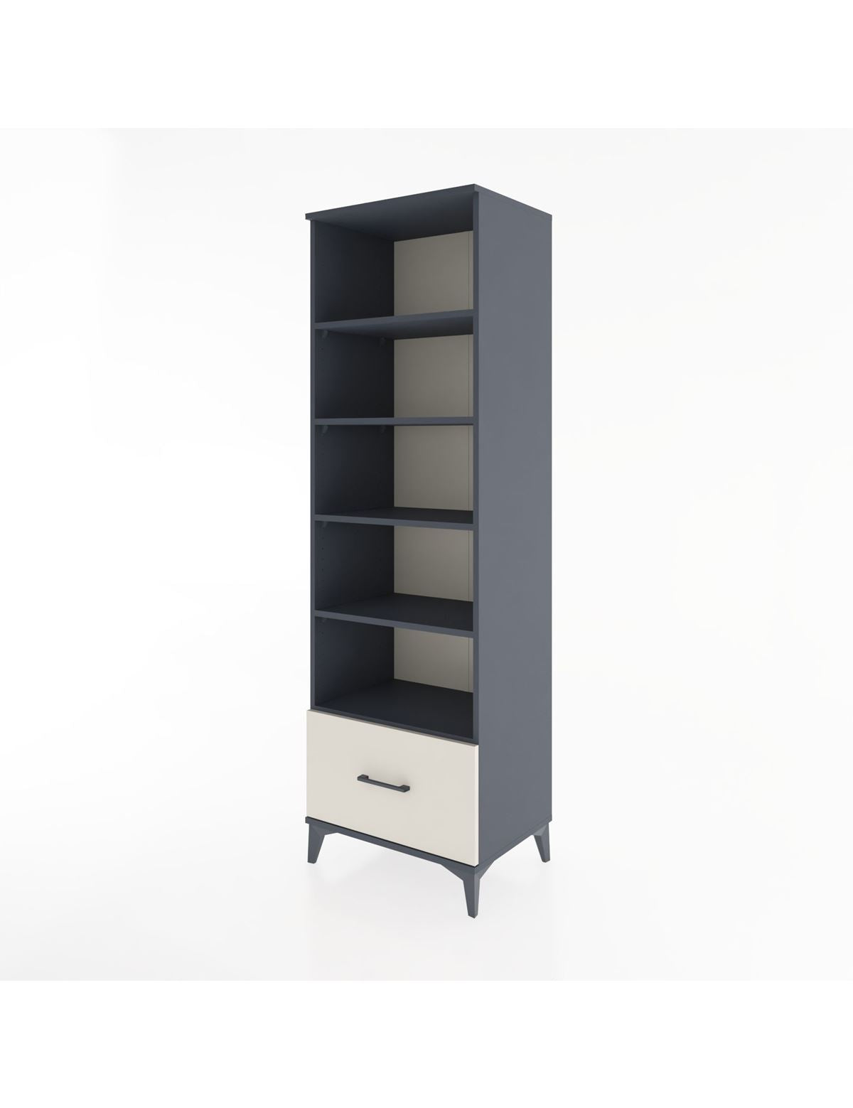 Hyperion Dolap 5 Raflı Tek Çekmeceli 60x44x195 - S59M012V4B