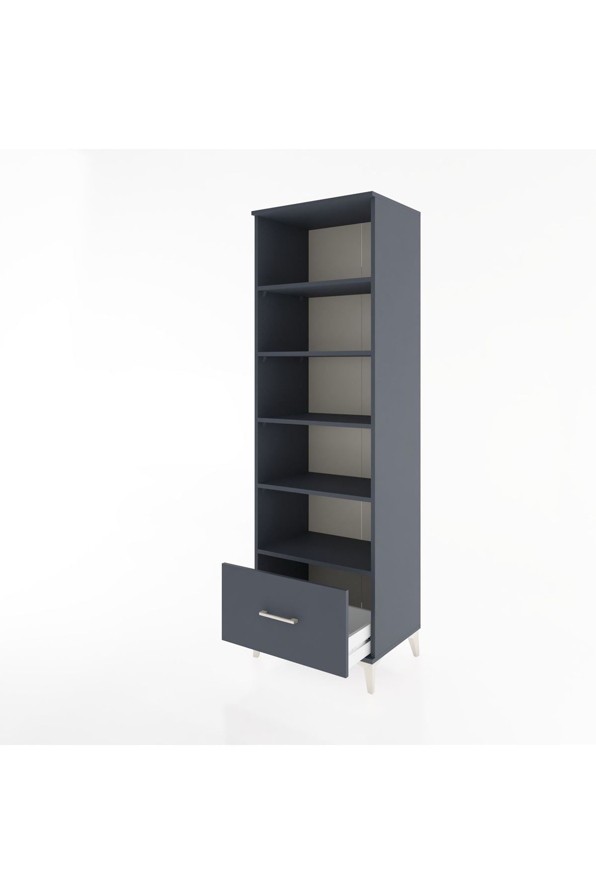 Hyperion Dolap 5 Raflı Tek Çekmeceli 60x44x195 - S59M012V5B