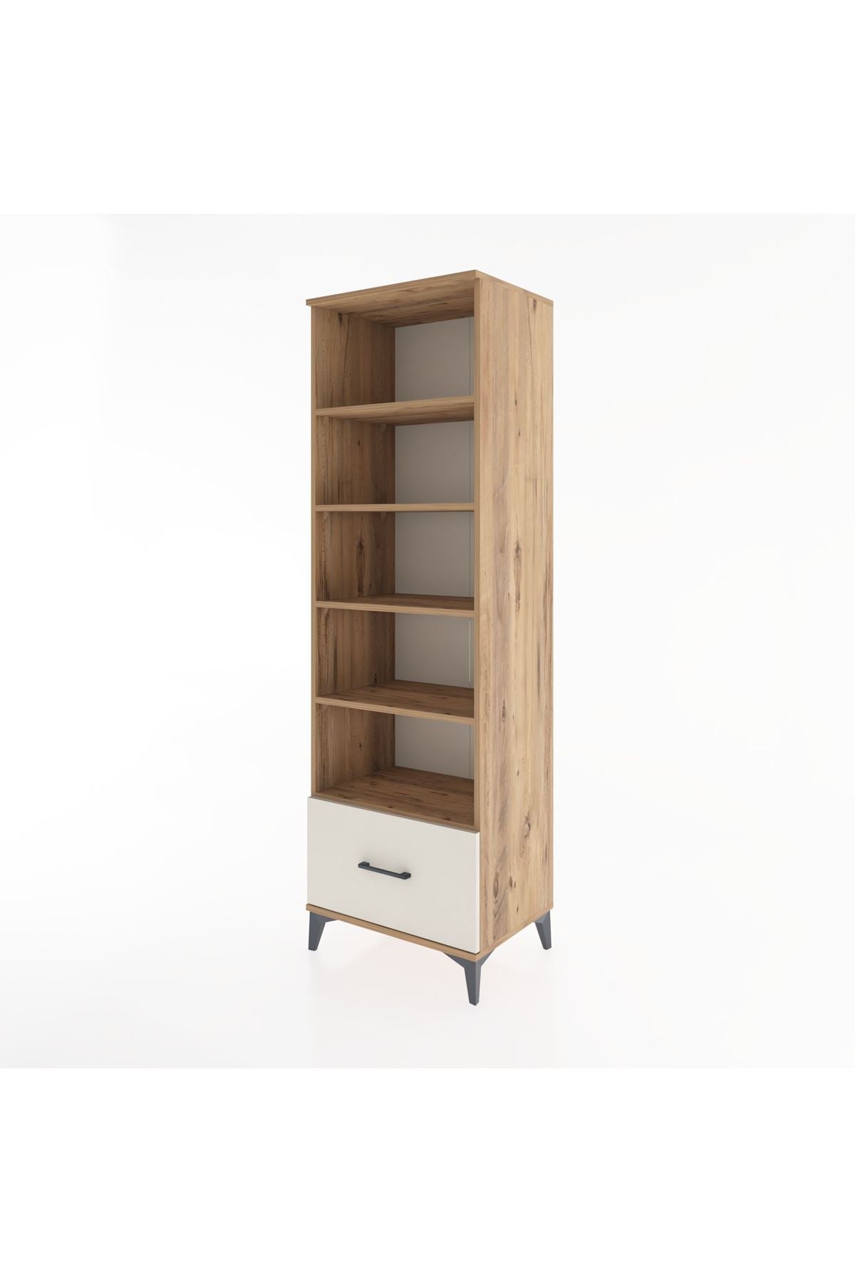 Hyperion Dolap 5 Raflı Tek Çekmeceli 60x44x195 - S59M012V7B