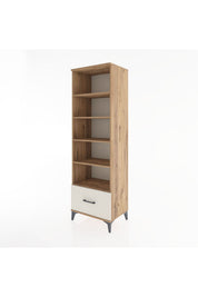 Hyperion Dolap 5 Raflı Tek Çekmeceli 60x44x195 - S59M012V7B