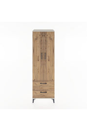 Hyperion Dolap 2 Raflı 2 Çekmeceli Tek Askılı 60x44x195 - S59M013V3B