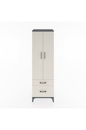Hyperion Dolap 2 Raflı 2 Çekmeceli Tek Askılı 60x44x195 - S59M013V4B