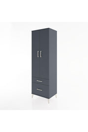 Hyperion Dolap 2 Raflı 2 Çekmeceli Tek Askılı 60x44x195 - S59M013V5B