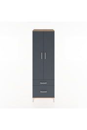 Hyperion Dolap 2 Raflı 2 Çekmeceli Tek Askılı 60x44x195 - S59M013V8B