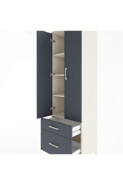 Hyperion Dolap 4 Raflı 2 Çekmeceli 2 Kapaklı 60x44x195 - S59M014V2B